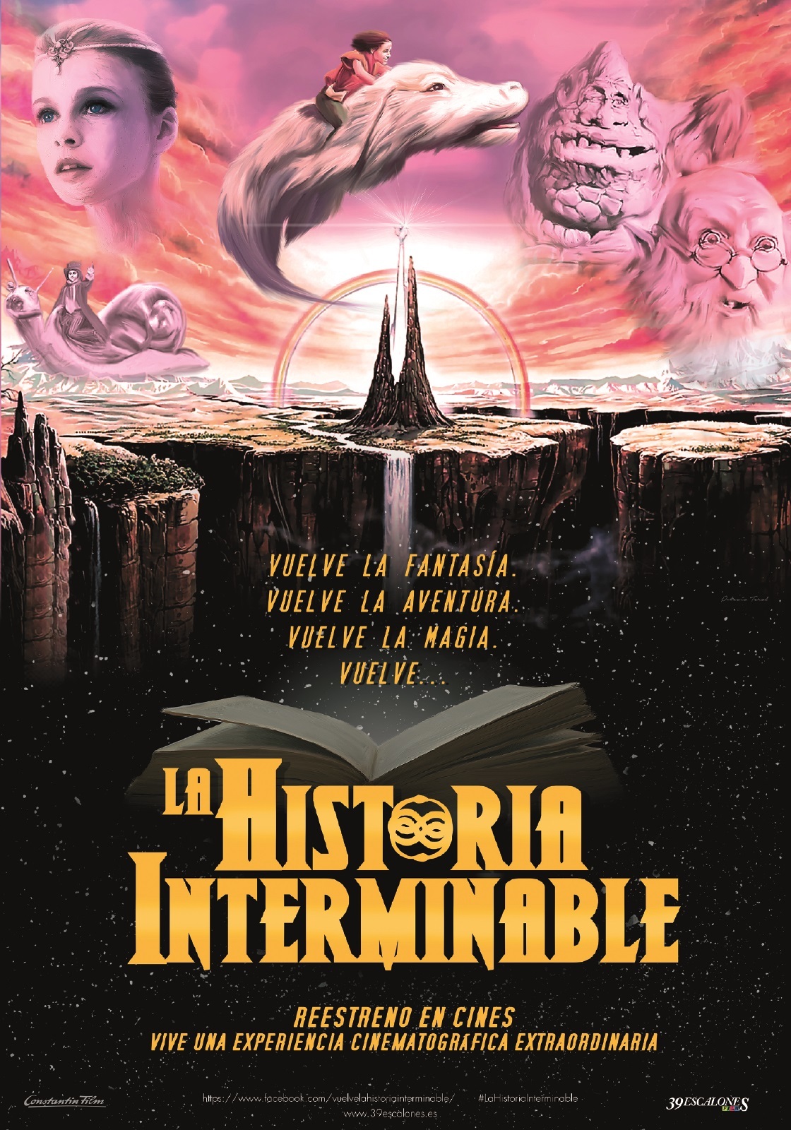 Cartel deLa historia interminable