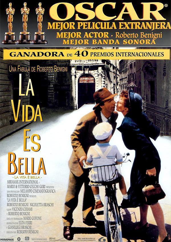 Cartel de La vida es bella