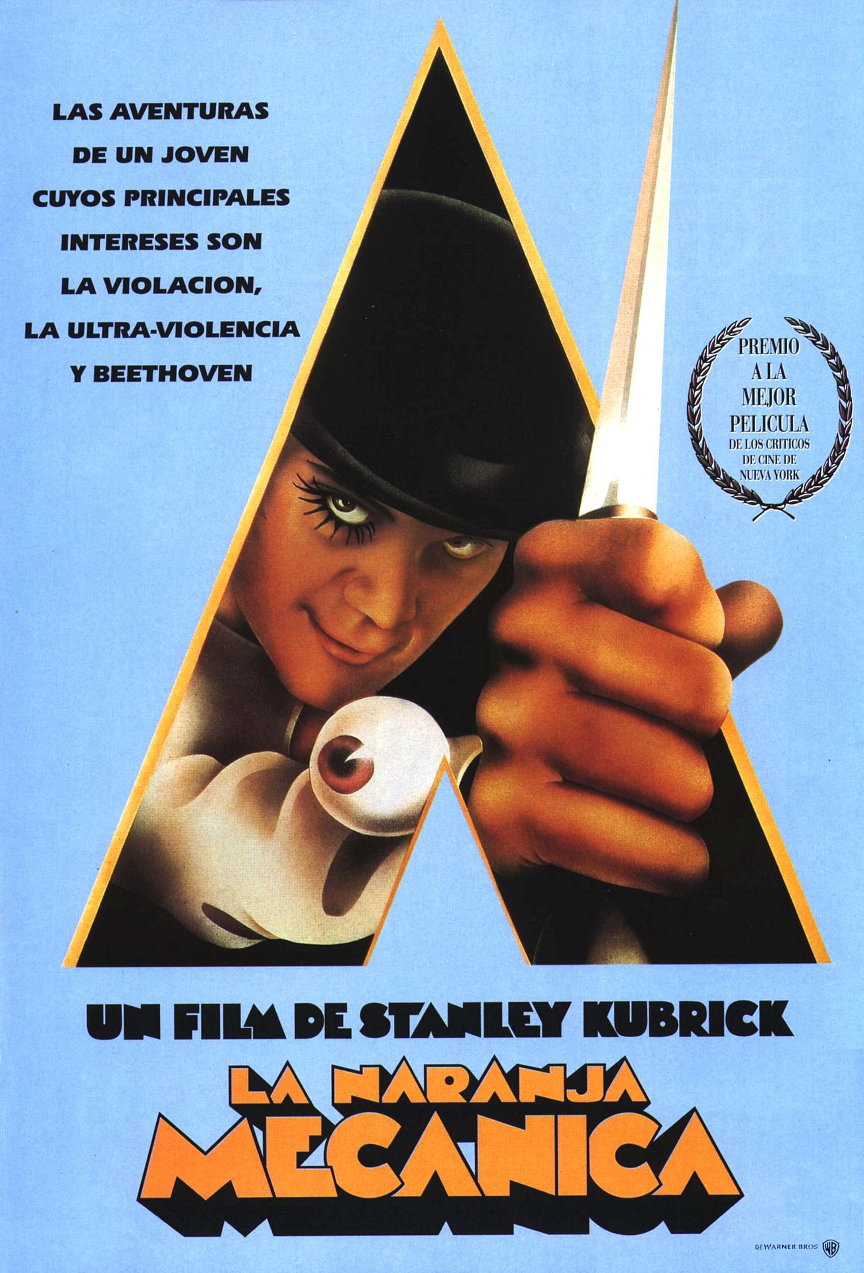 Cartel de La naranja mecánica