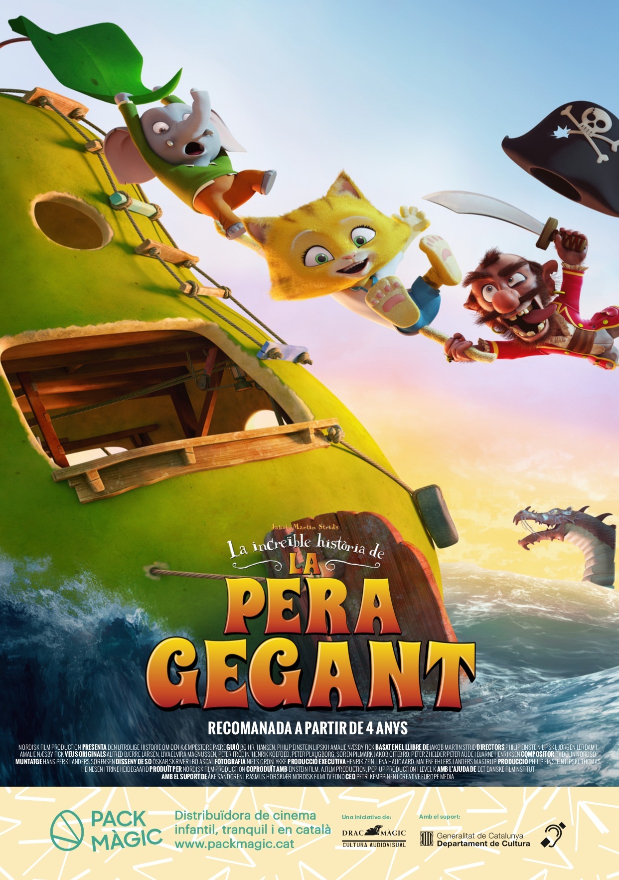 Cartel de La increíble historia de la pera gigante