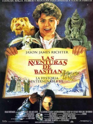 Cartel deLa historia interminable 3: Las aventuras de Bastian