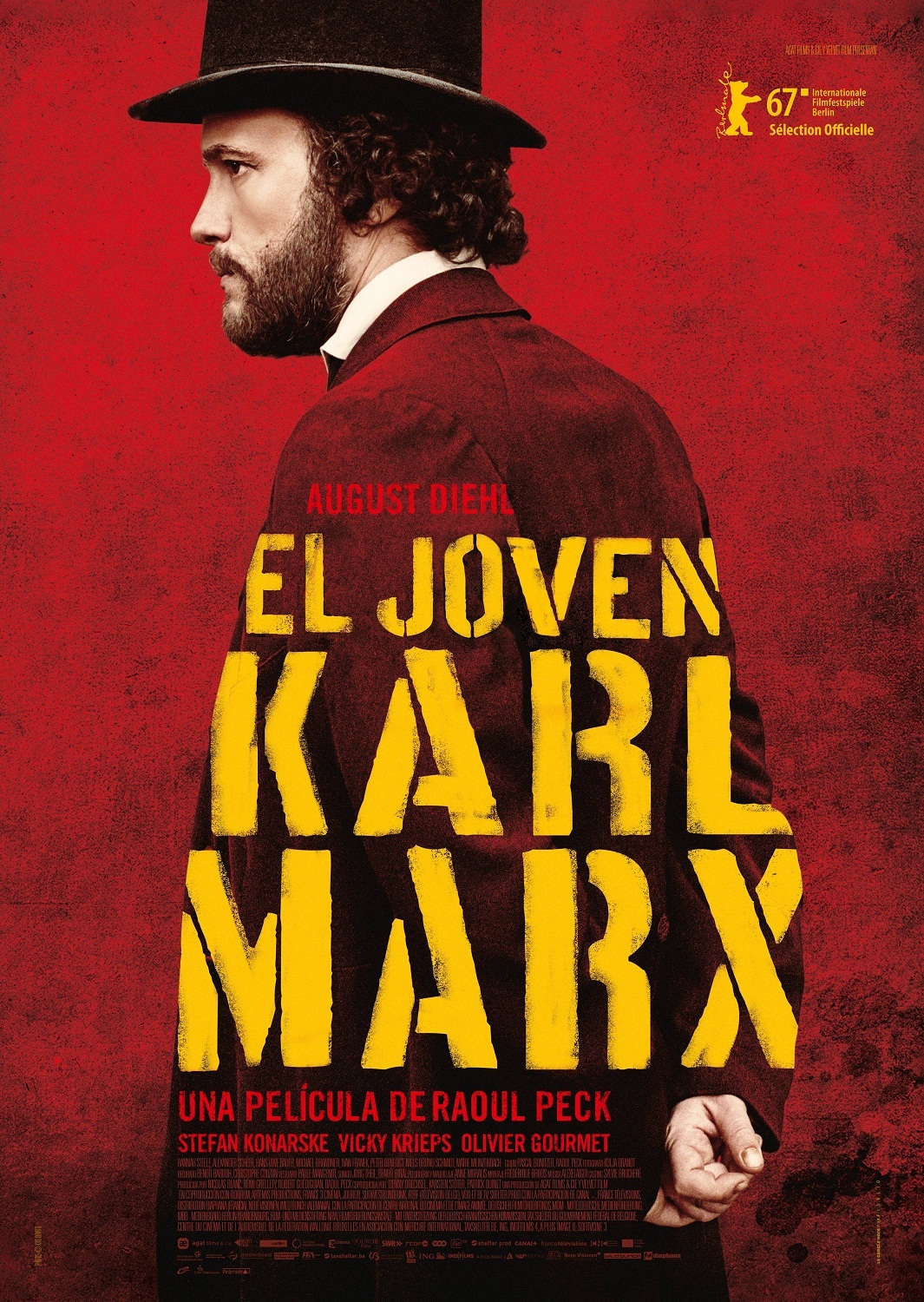 Cartel deEl joven Karl Marx