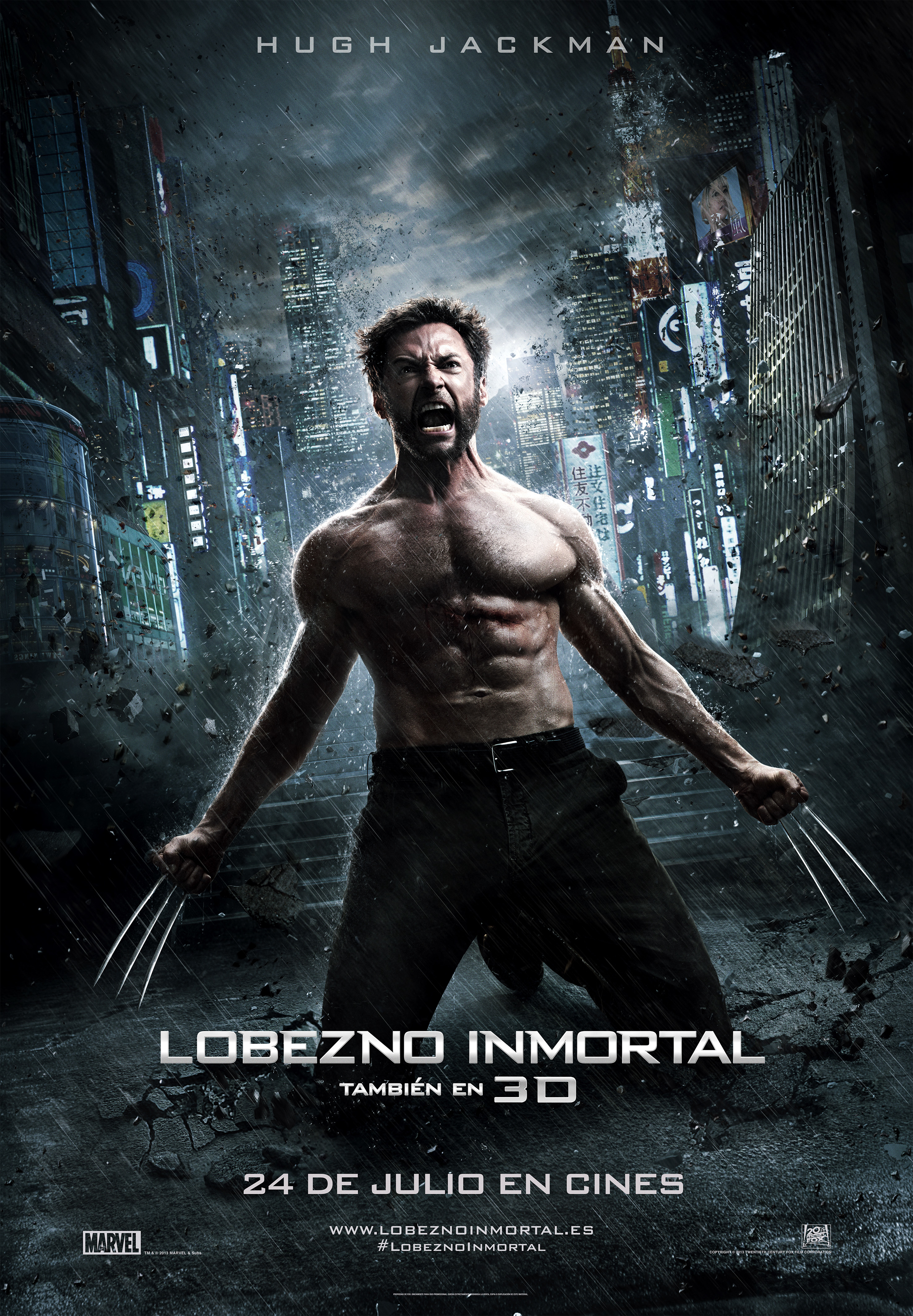 Cartel deLobezno inmortal