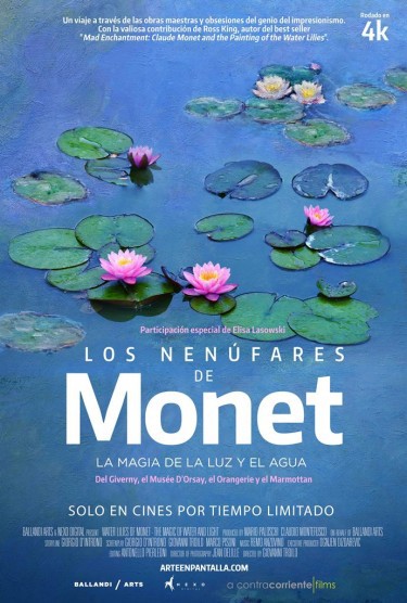 Cartel de Los nenúfares de Monet