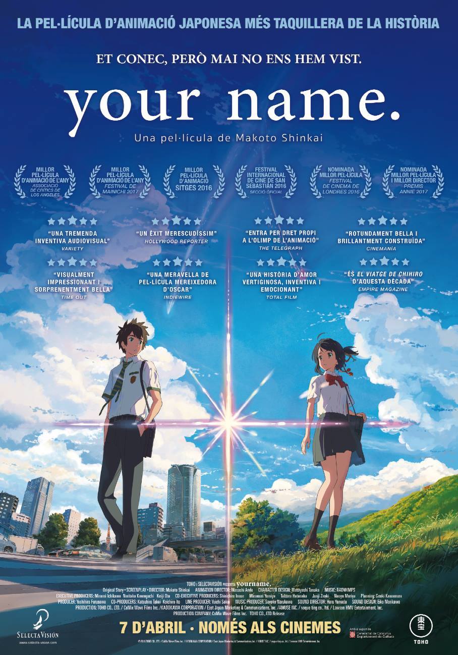 Cartel de Your Name