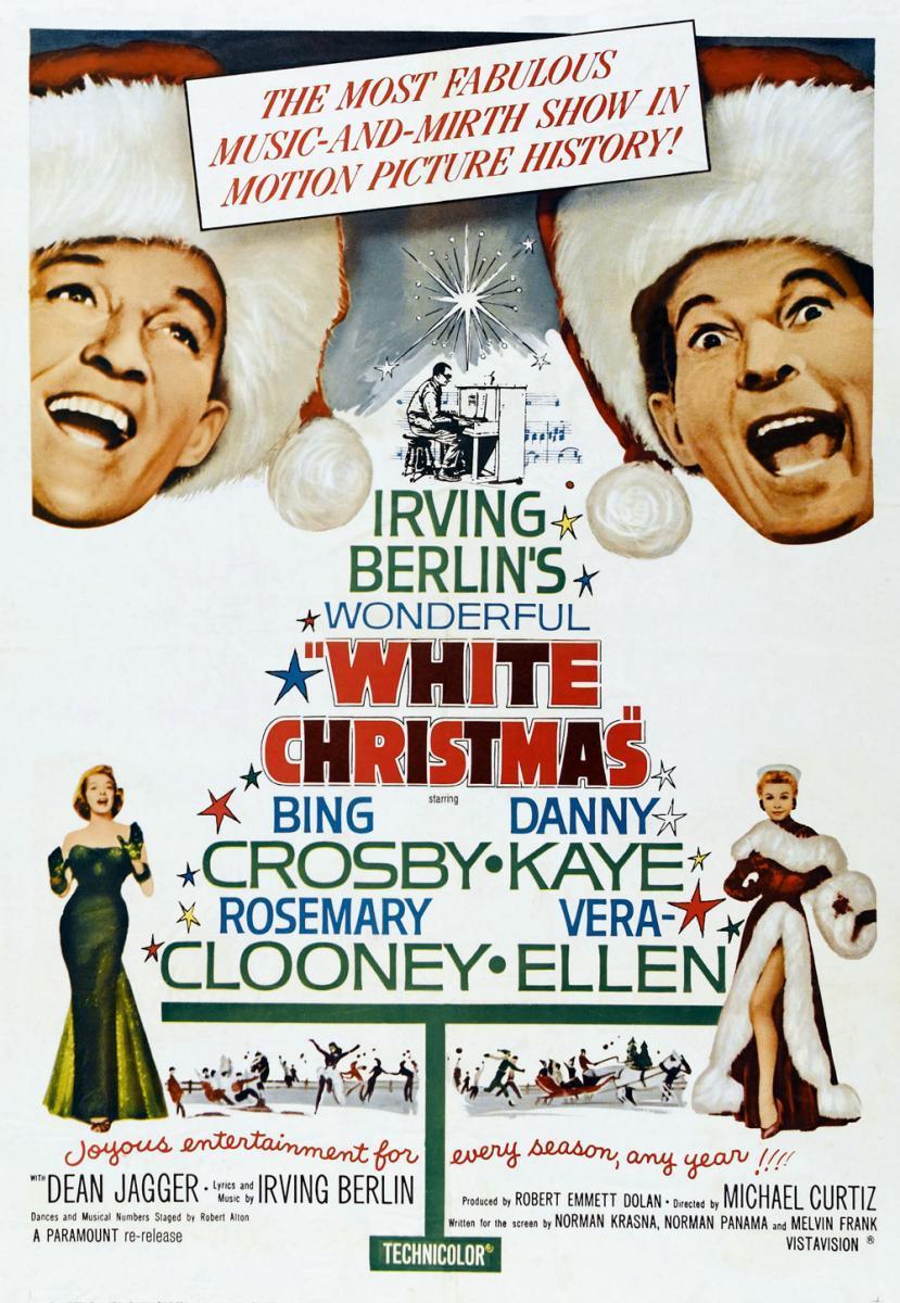 Cartel deNavidades blancas (White Christmas)