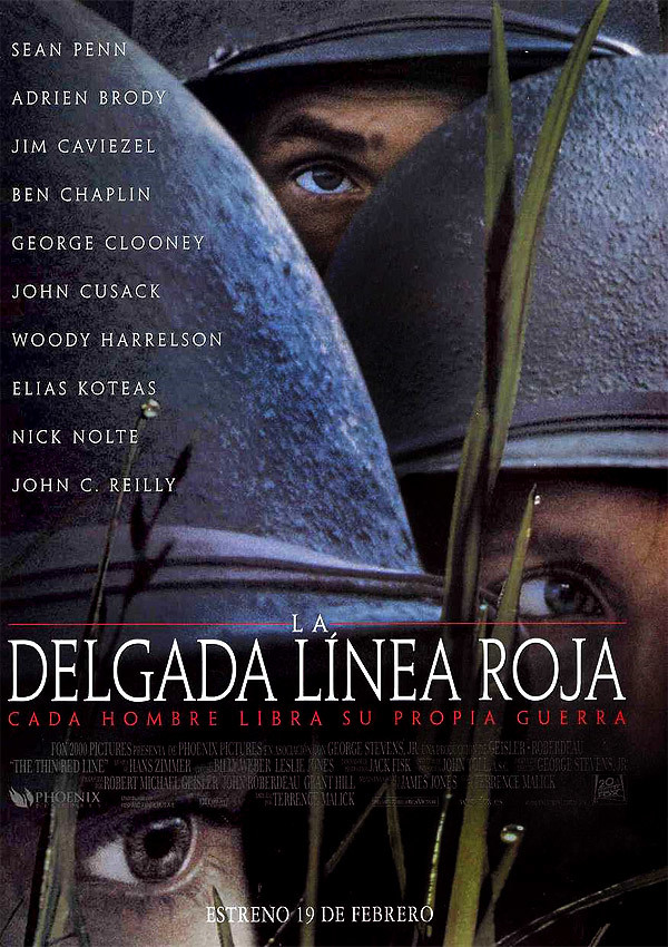 Cartel deLa delgada línea roja