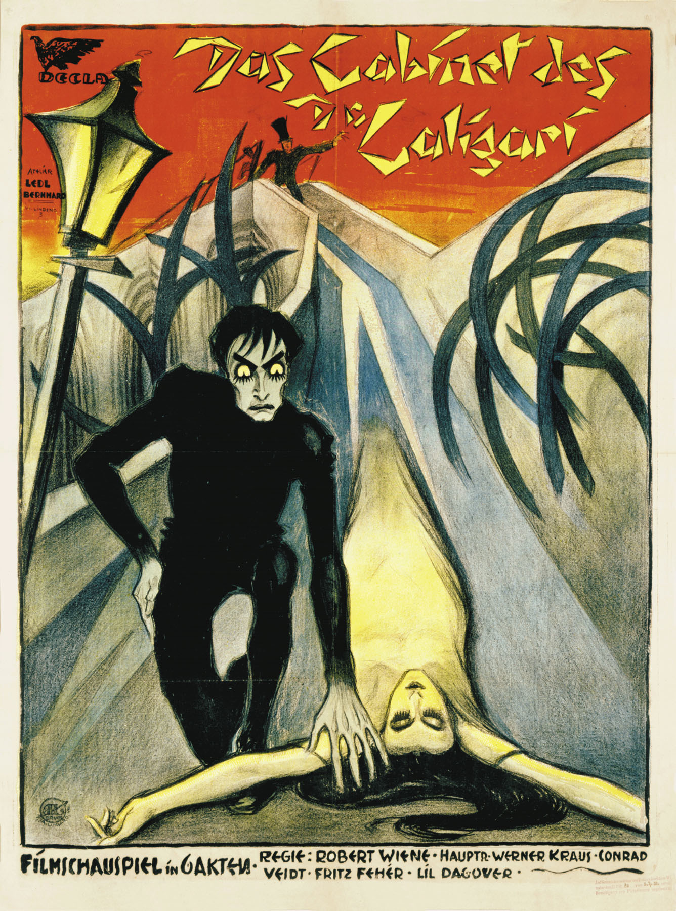 Cartel de El gabinete del Doctor Caligari