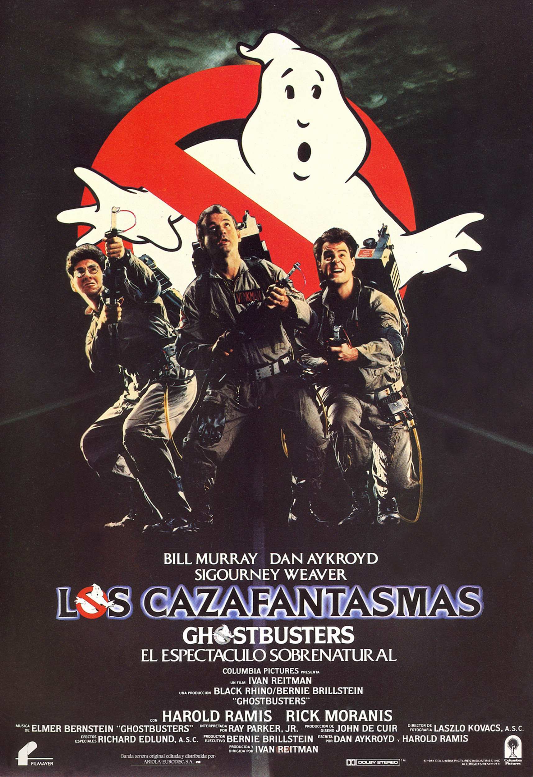 Cartel deLos cazafantasmas (1984)