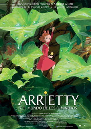 Cartel de Arrietty y el mundo de los diminutos