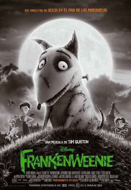 Cartel de Frankenweenie