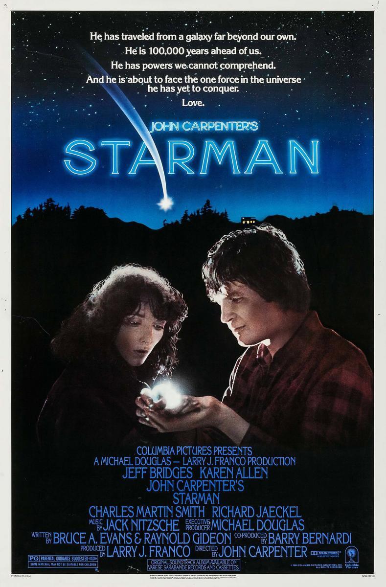 Cartel deStarman. El hombre de las estrellas
