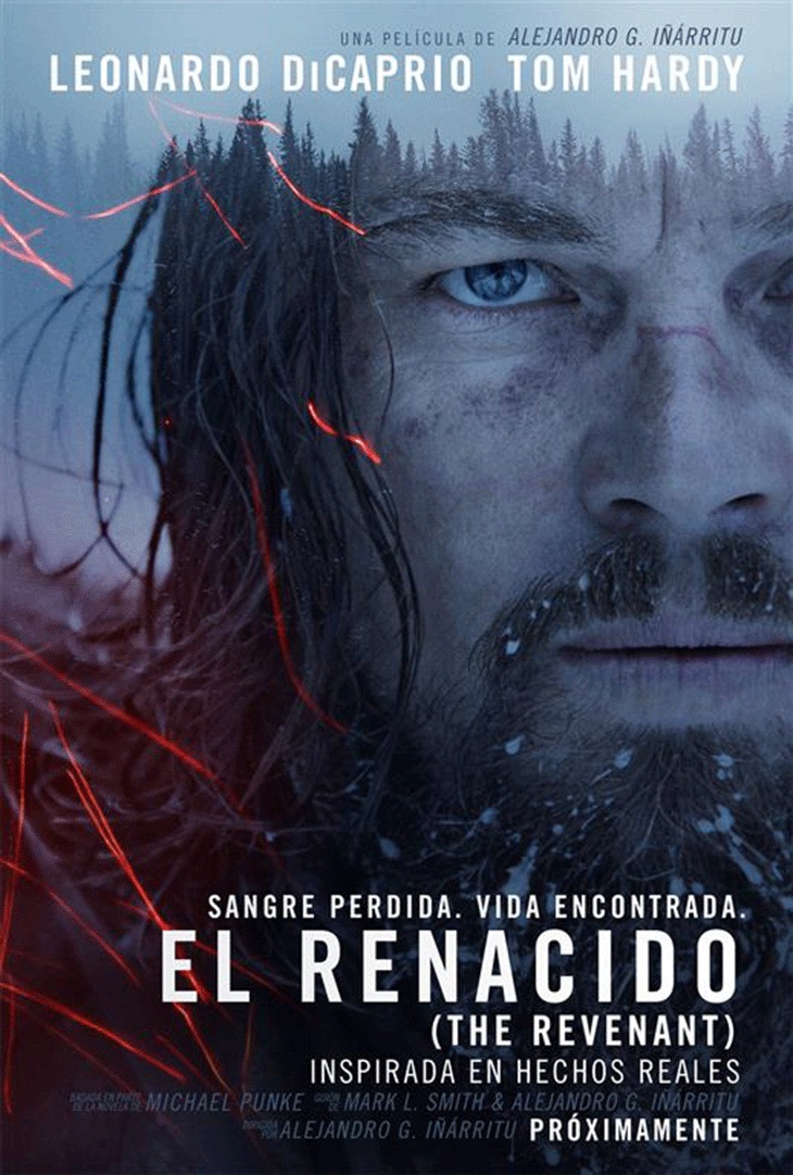 Cartel de El renacido (The revenant)
