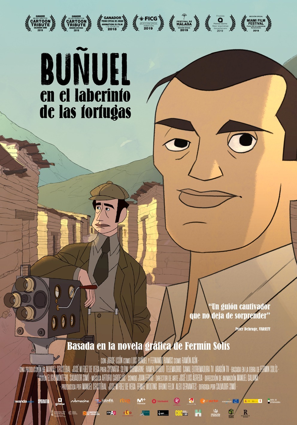 Cartel de Buñuel en el laberinto de las tortugas