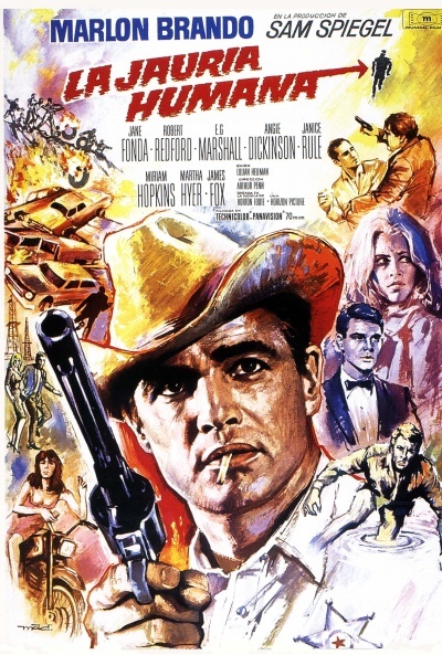 Cartel de La jauría humana