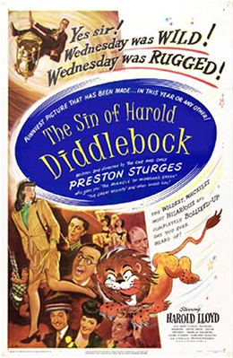 Cartel deEl pecado de Harold Diddlebock