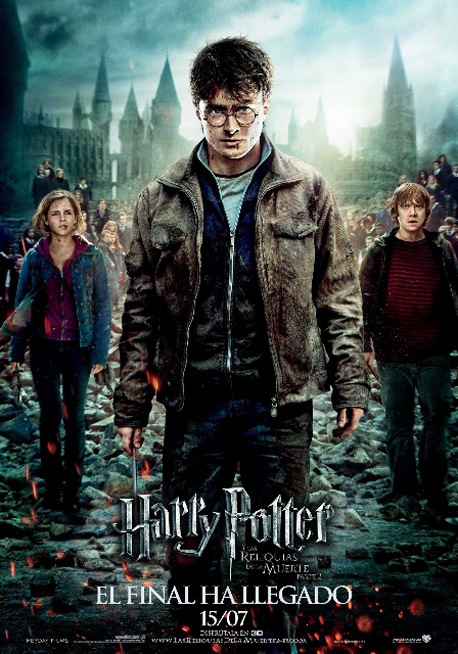 Cartel de Harry Potter y las reliquias de la muerte. Parte 2