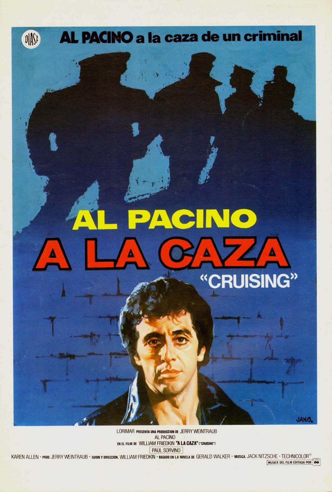 Cartel deA la caza