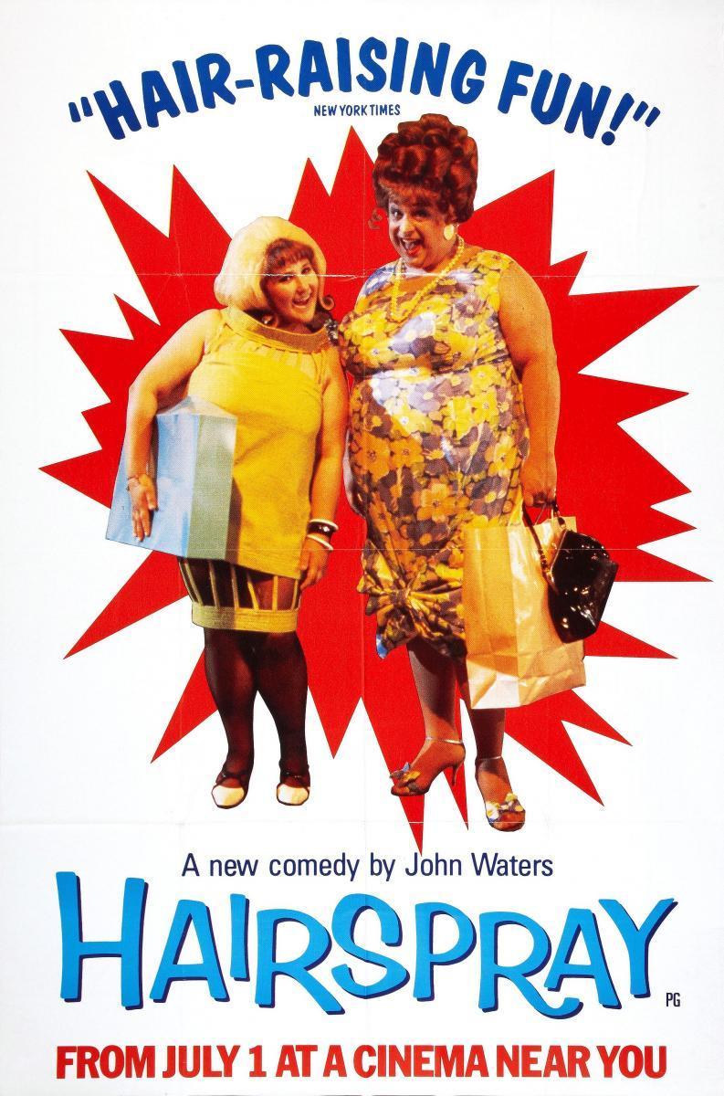 Cartel de Hairspray, fiebre de los 60