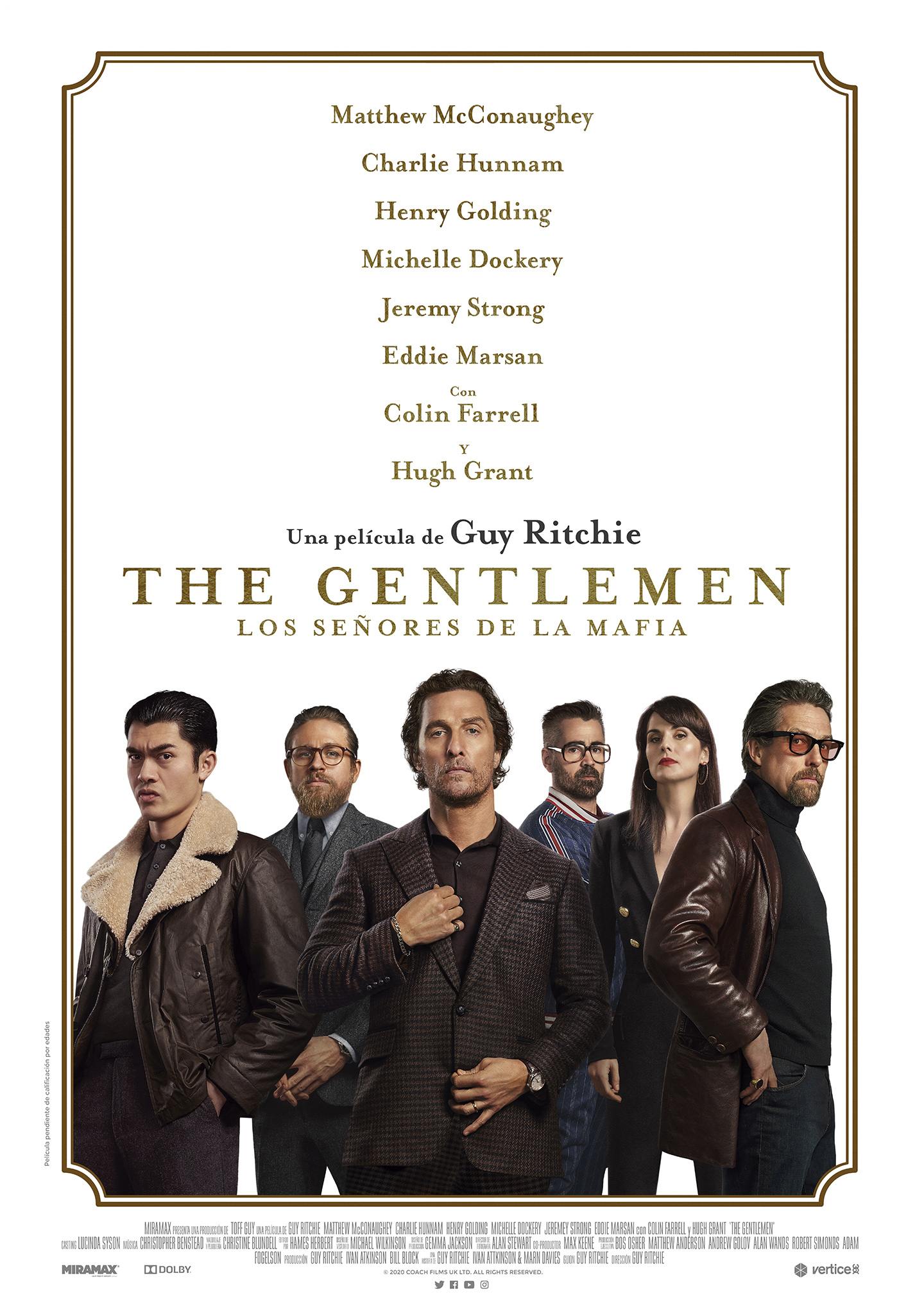 Cartel de The Gentlemen: Los señores de la mafia