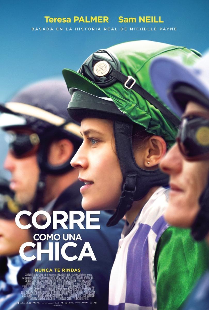 Cartel deCorre como una chica