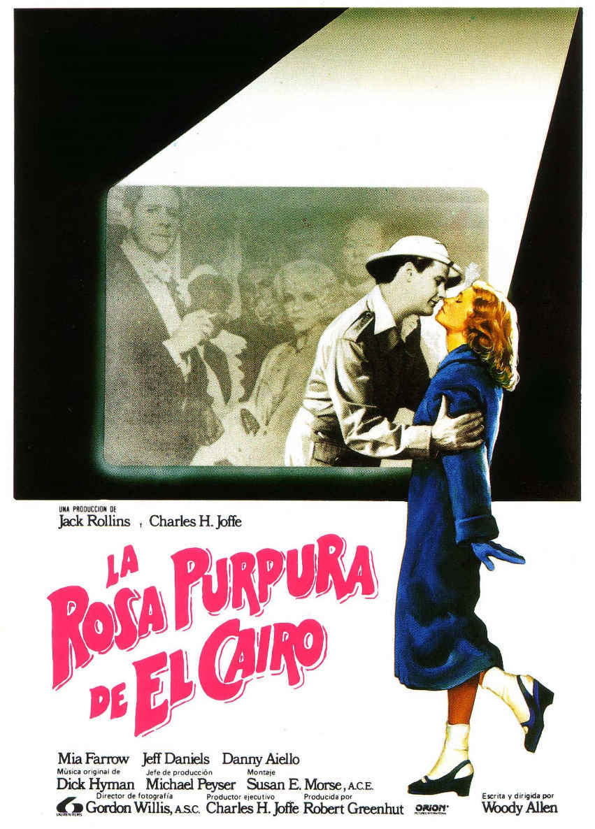 Cartel de La rosa púrpura de El Cairo