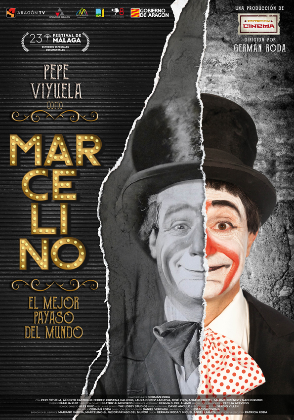 Cartel deMarcelino, el mejor payaso del mundo