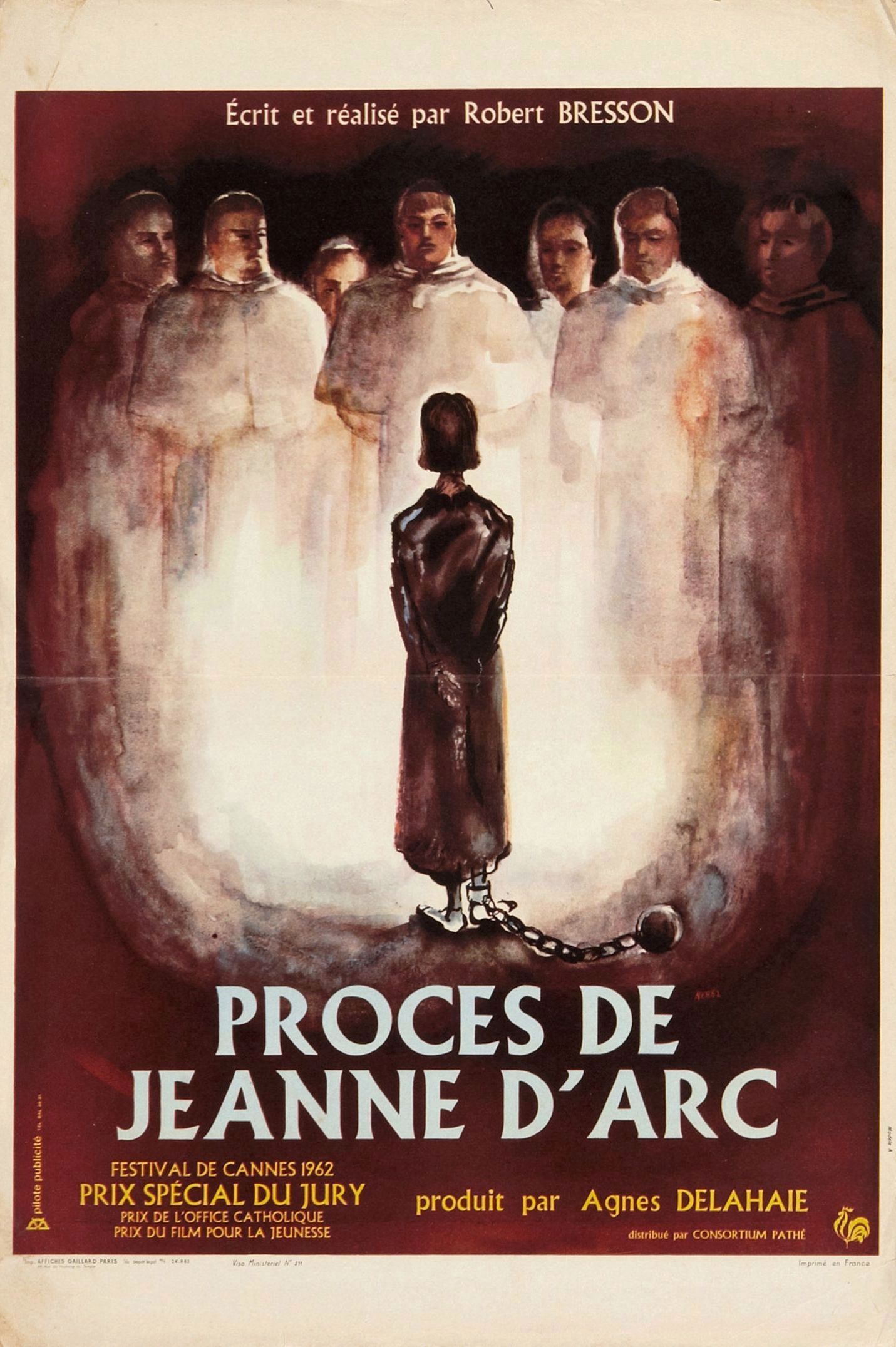 Cartel deEl proceso de Juana de Arco