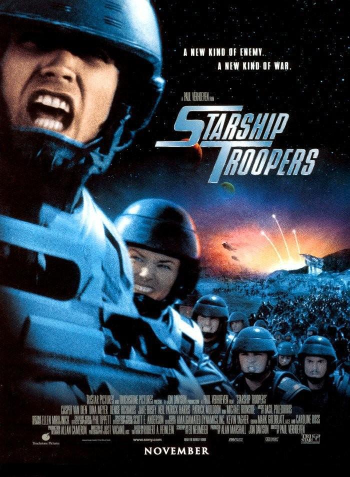 Cartel deStarship Troopers (Las brigadas del espacio)