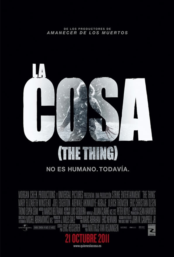 Cartel de La cosa (The Thing) (2011)