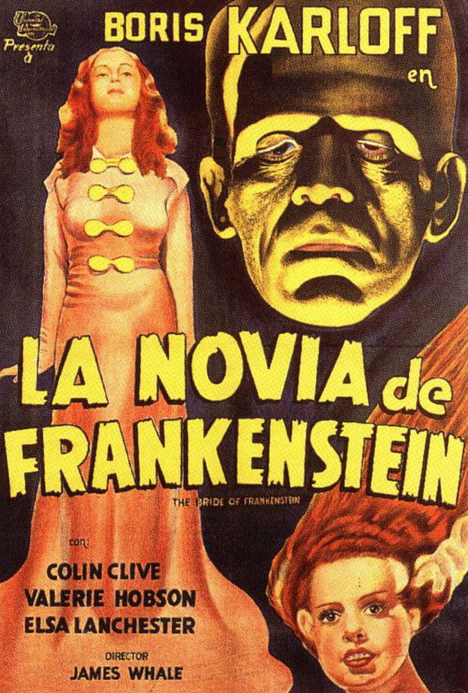 Cartel deLa novia de Frankenstein