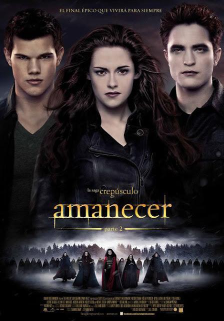 Cartel deLa saga Crepúsculo: Amanecer. Parte 2