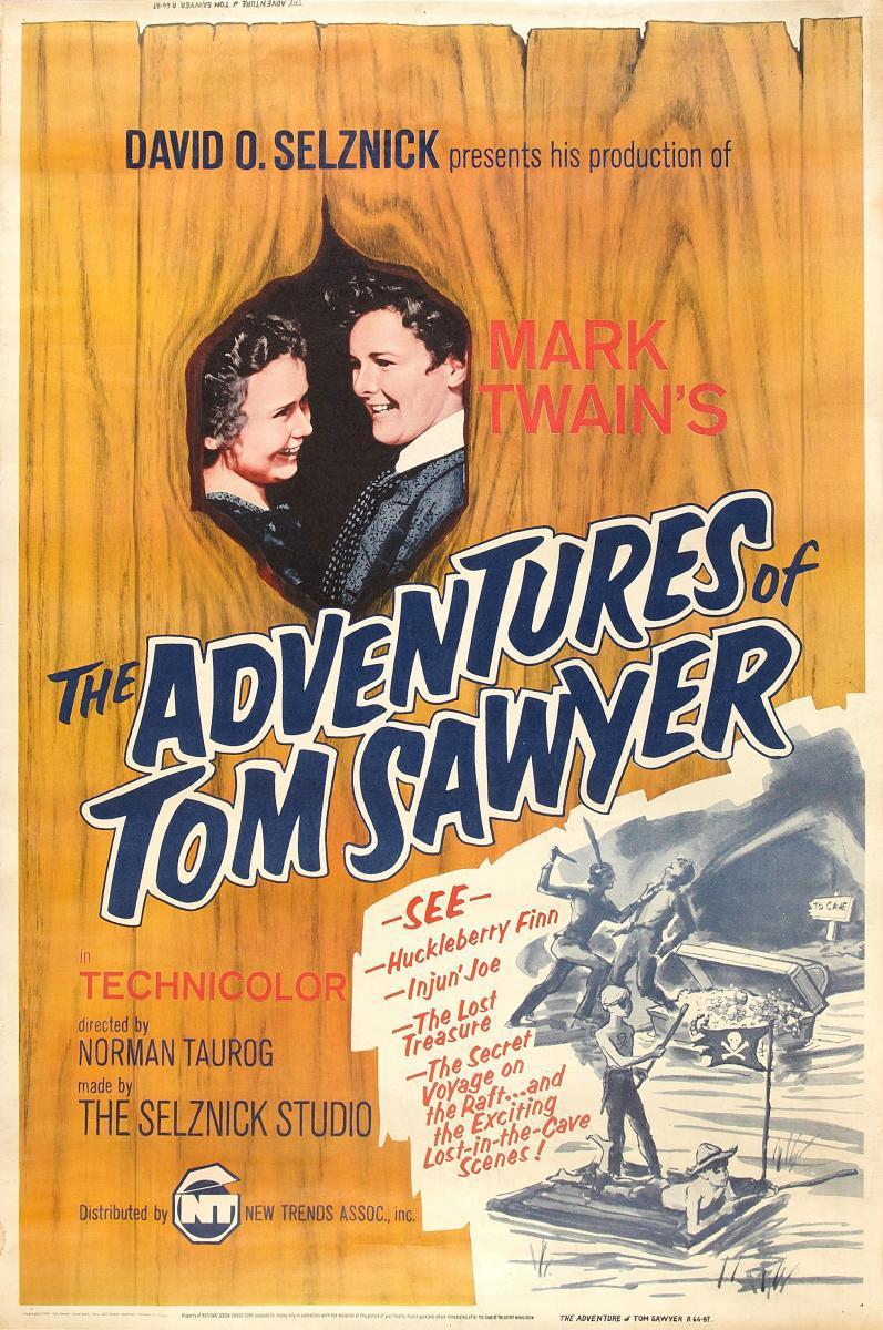 Cartel deLas aventuras de Tom Sawyer