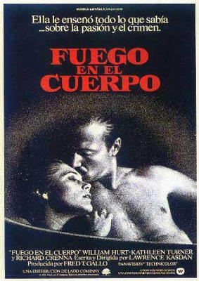 Cartel de Fuego en el cuerpo