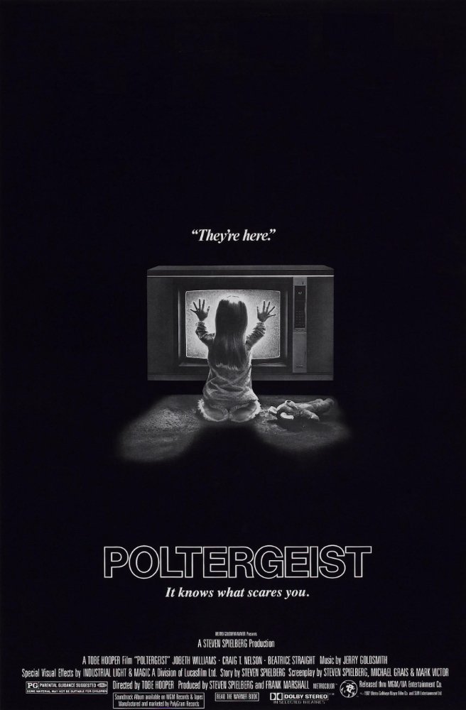 Cartel de Poltergeist. Fenómenos extraños (1982)