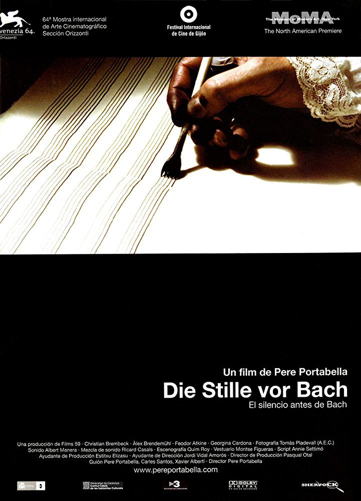 Cartel de El silencio antes de Bach