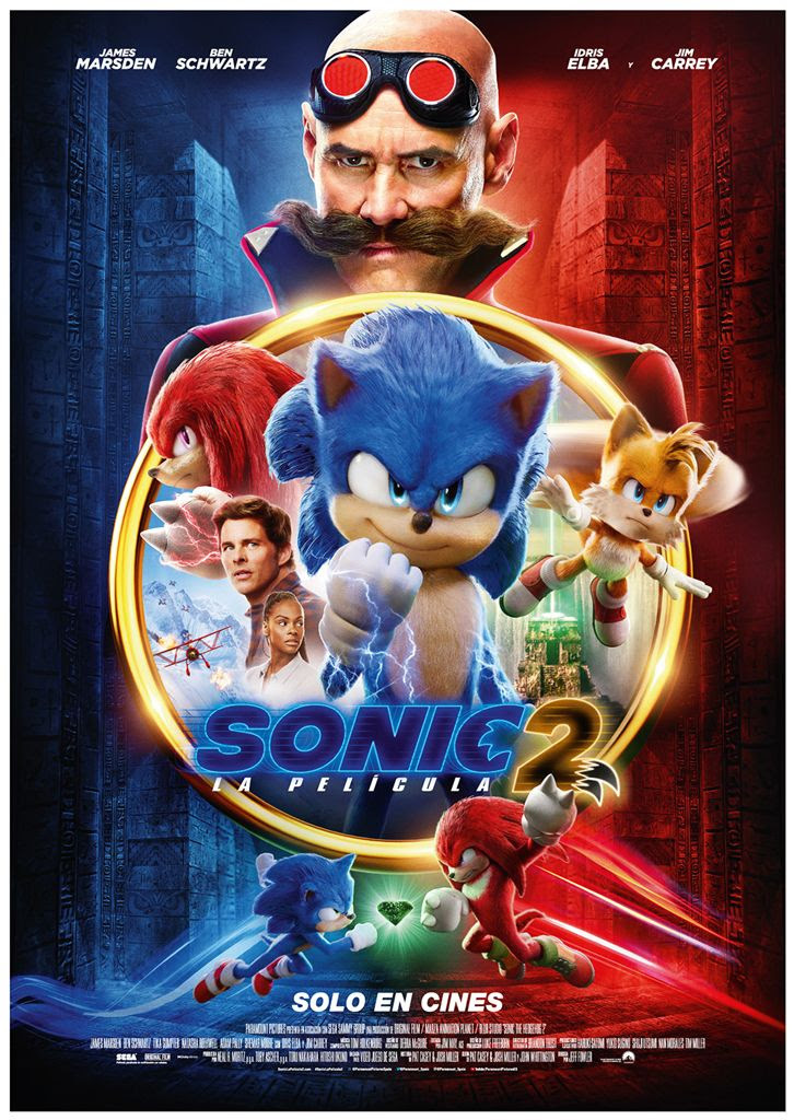 Cartel de Sonic 2: La película