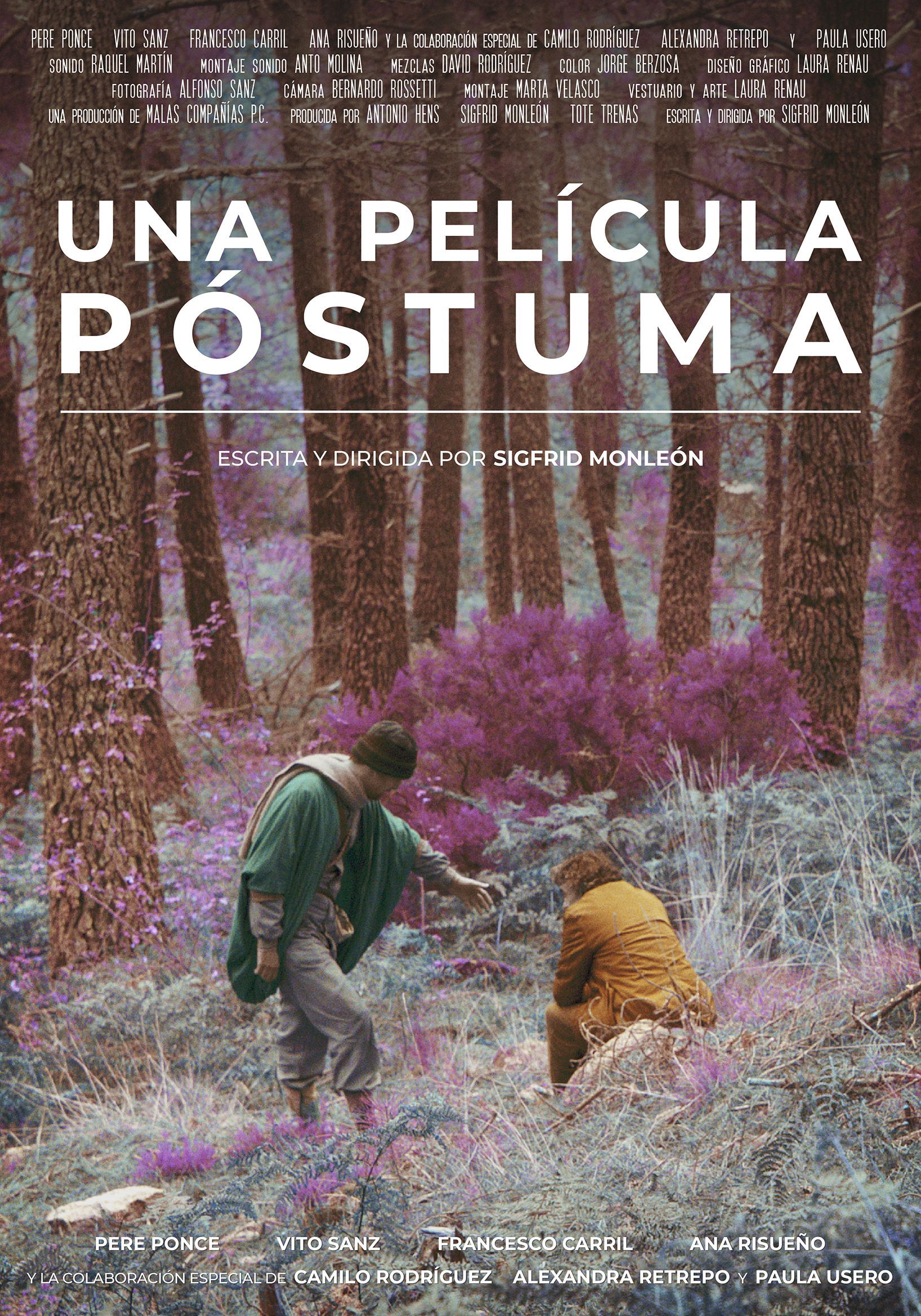 Cartel deUna película póstuma