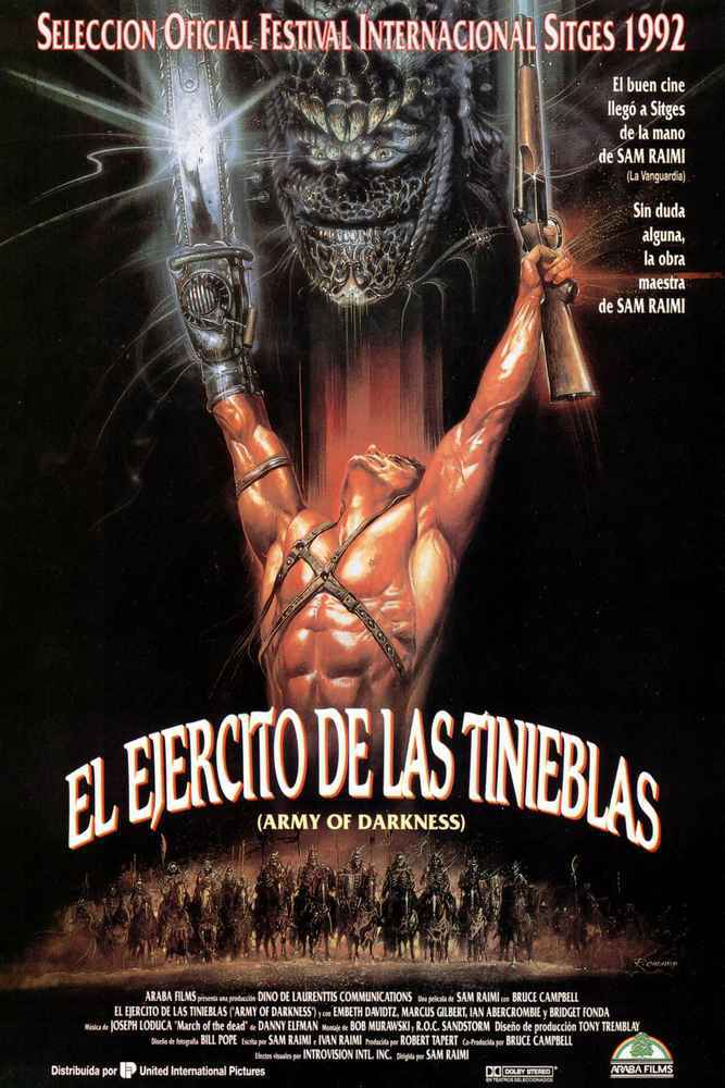 Cartel de El ejército de las tinieblas