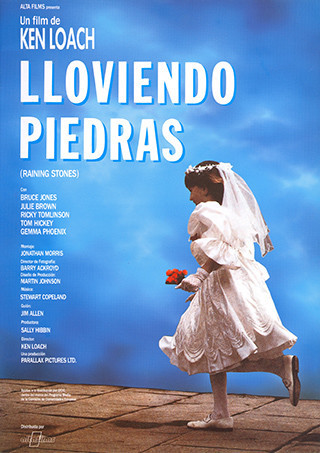 Cartel de Lloviendo piedras