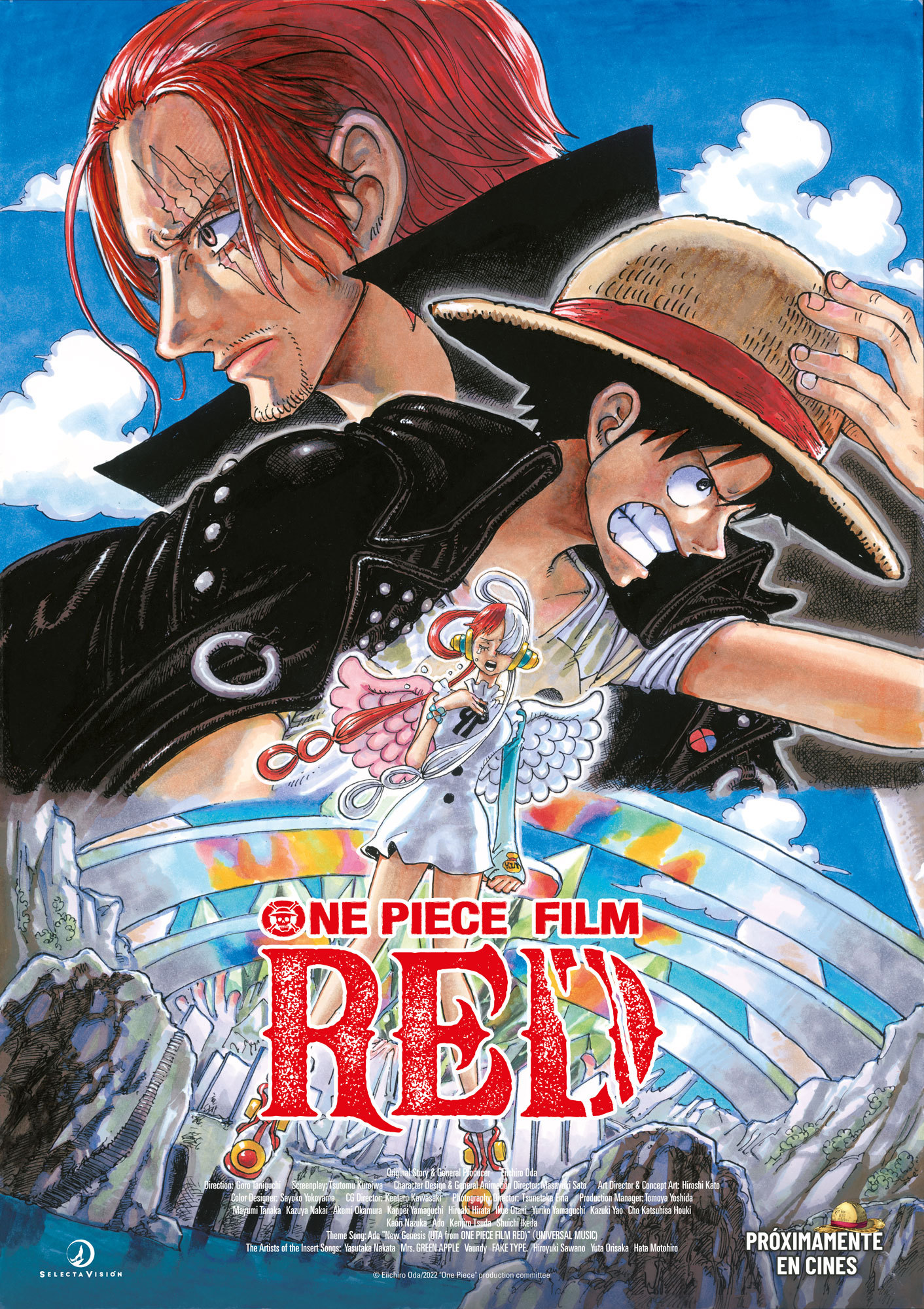Cartel de One Piece Film Red