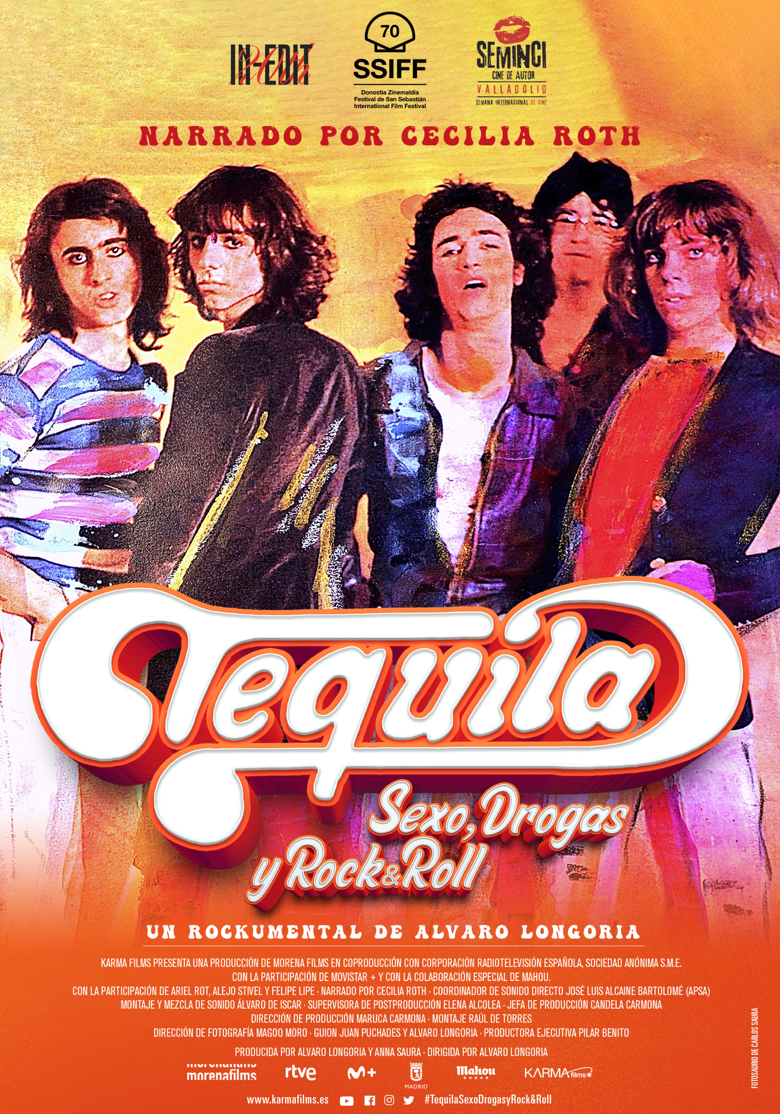 Cartel de Tequila. Sexo, drogas y rock and roll