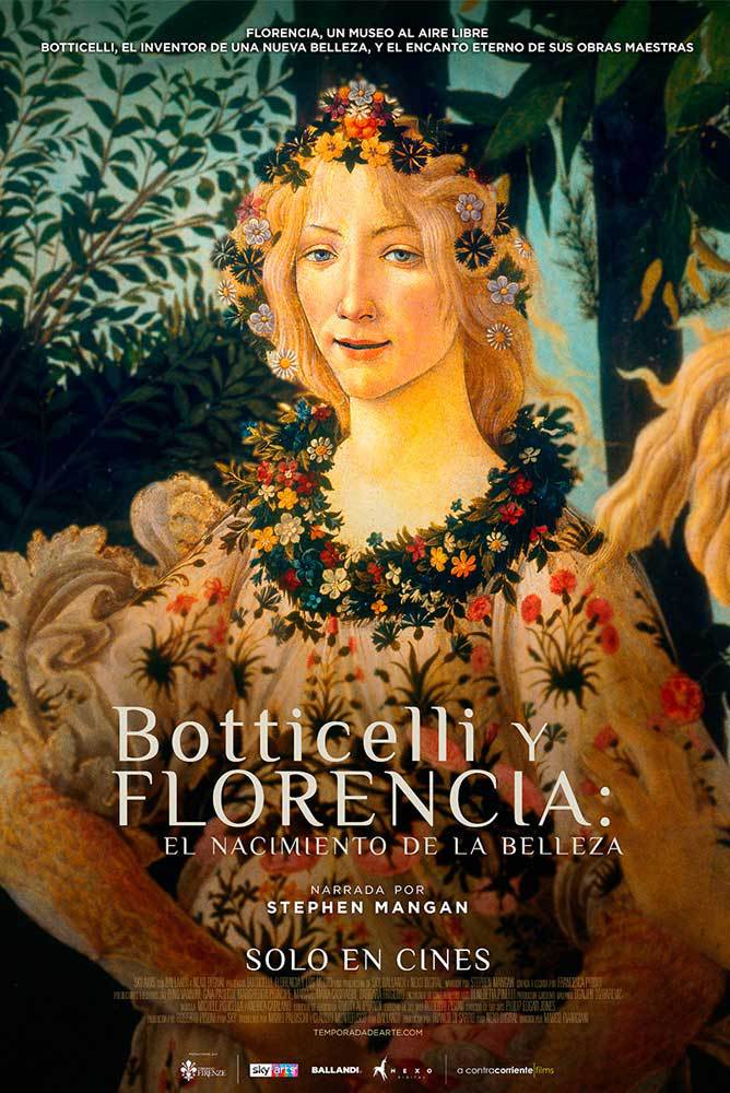 Cartel de Botticelli y Florencia: el nacimiento de la belleza