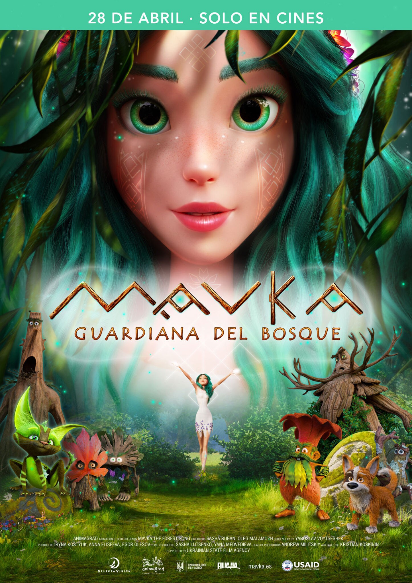 Cartel de Mavka: Guardiana del bosque