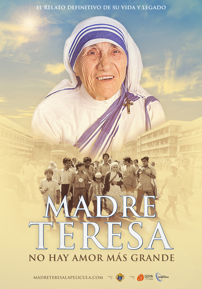 Cartel de Madre Teresa: No hay amor más grande