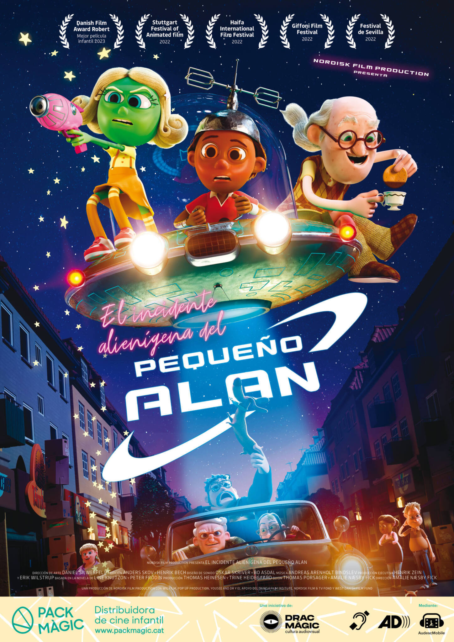 Cartel de El incidente alienígena del Pequeño Alan