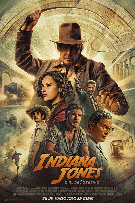 Cartel de Indiana Jones y el dial del destino