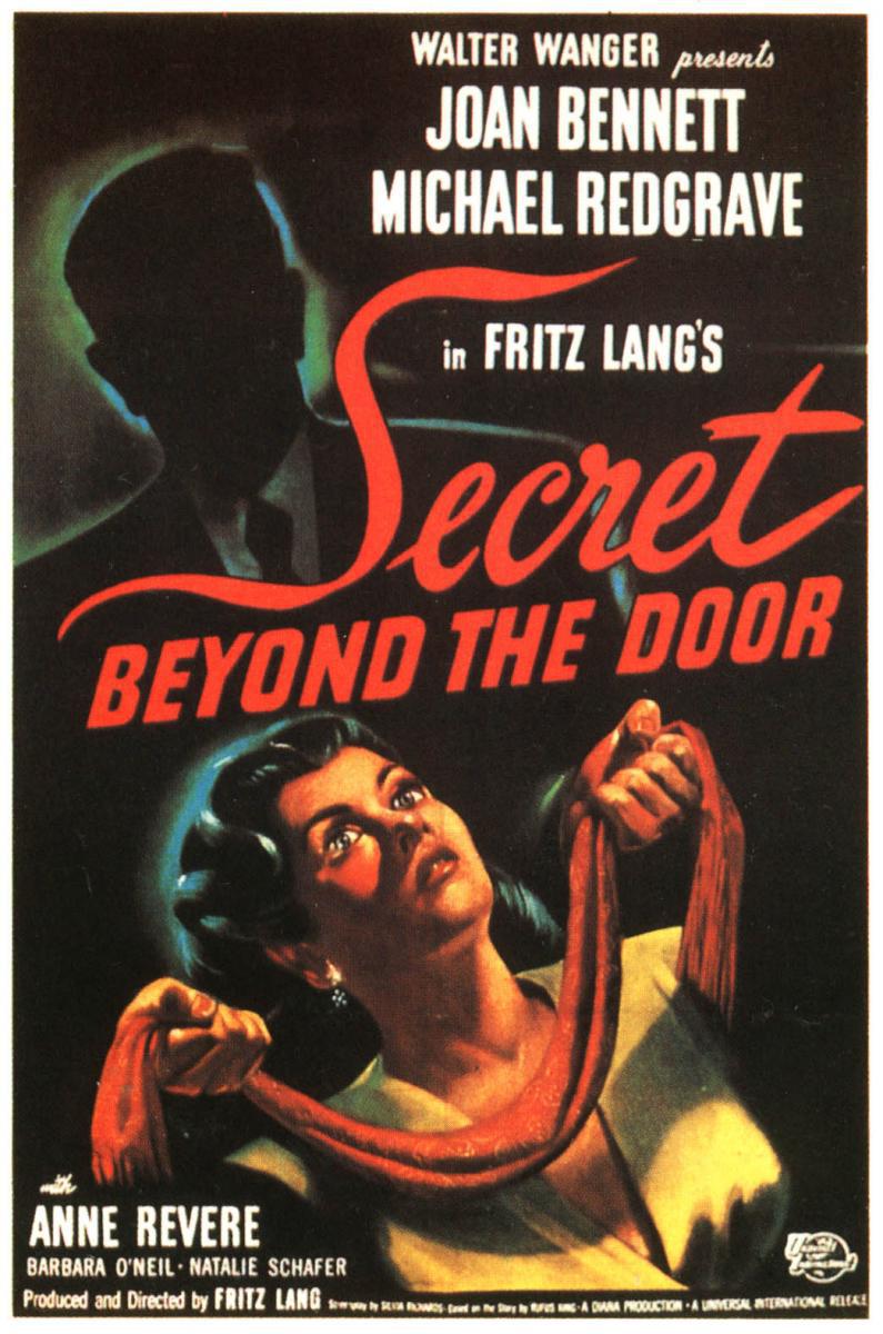 Cartel de Secreto tras la puerta
