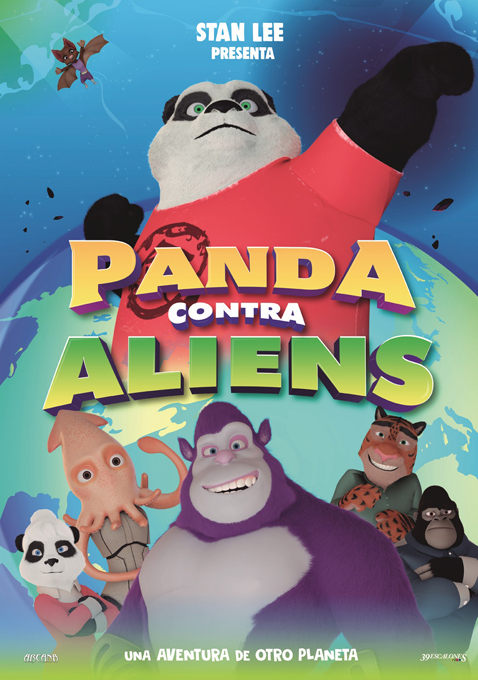 Panda contra aliens