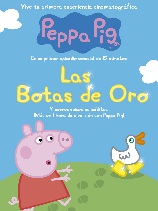 Cartel dePeppa Pig: Las botas de oro y otros episodios